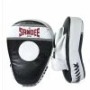 Sandee Sport Synthetic Leather Black & White Curved Focus Mitt