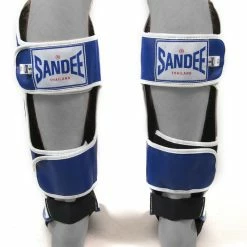 Deals ๐ MUAY THAI Sandee KIDS Authentic Blue & White Synthetic Leather Boot Shinguard ๐ฅ 6 MUAY THAI Sandee KIDS Authentic Blue & White Synthetic Leather Boot Shinguard