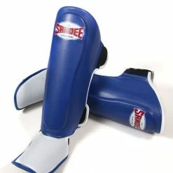 Deals ๐ MUAY THAI Sandee KIDS Authentic Blue & White Synthetic Leather Boot Shinguard ๐ฅ 7 MUAY THAI Sandee KIDS Authentic Blue & White Synthetic Leather Boot Shinguard