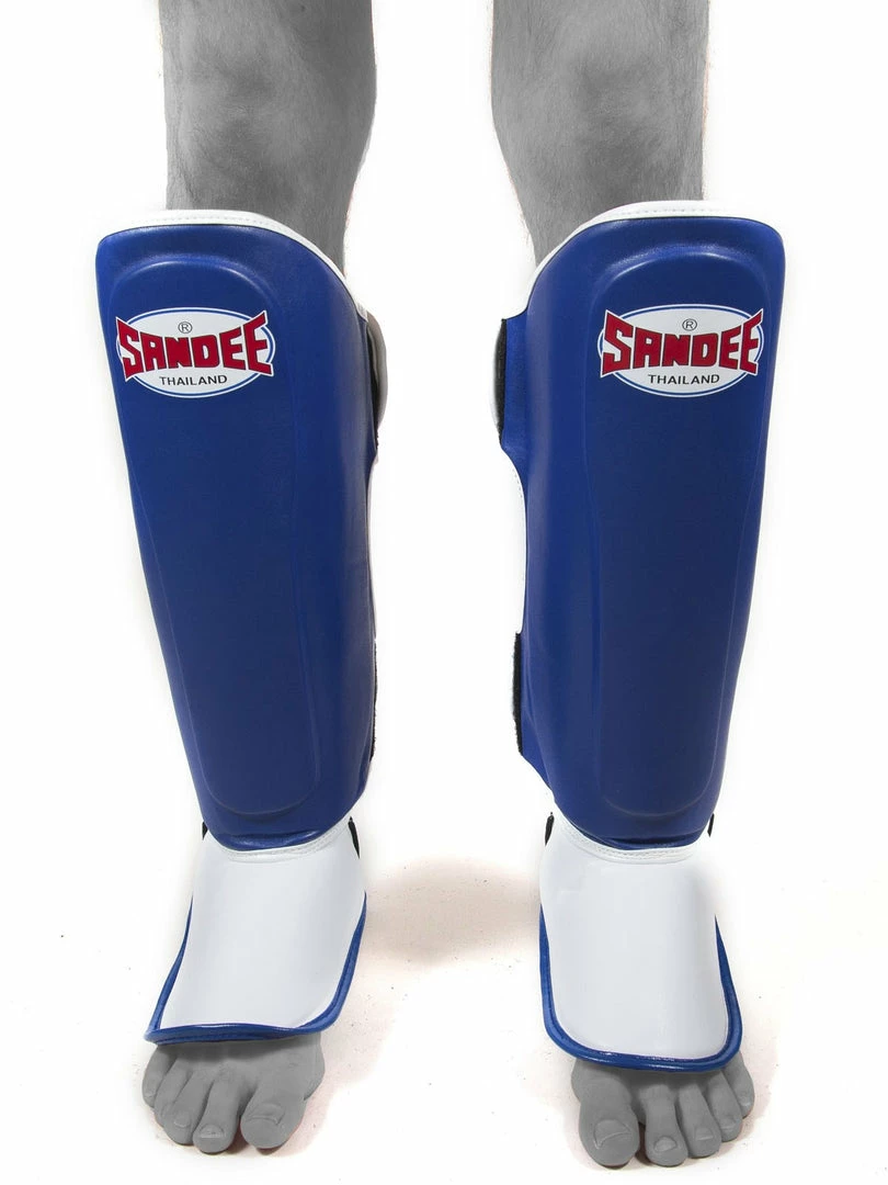Deals ๐ MUAY THAI Sandee KIDS Authentic Blue & White Synthetic Leather Boot Shinguard ๐ฅ 2 MUAY THAI Sandee KIDS Authentic Blue & White Synthetic Leather Boot Shinguard