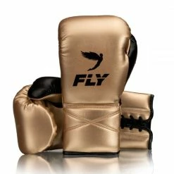 Fly Superlace X Boxing Gloves GOLD/BLACK
