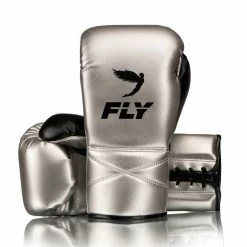 Fly Superlace X Boxing Gloves SILVER/BLACK