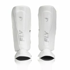 Champs Bxing Ltd MUAY THAI Fly Spectre MMA Shin Guards - White